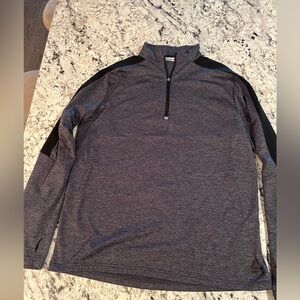 Reebok 3/4 Zip Mens large- Gray
